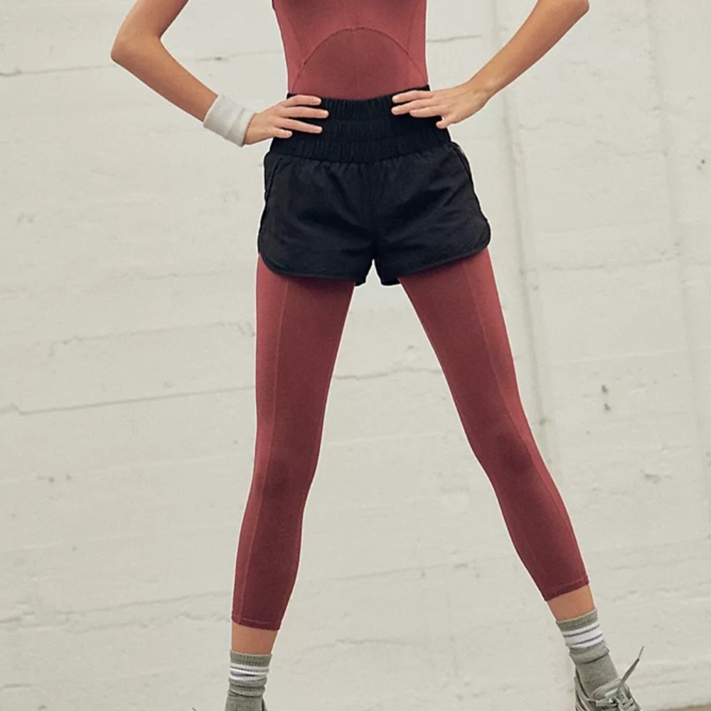free people movement high waisted shorts